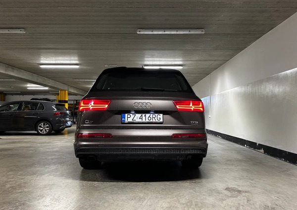 Audi Q7 cena 170000 przebieg: 140268, rok produkcji 2015 z Stęszew małe 436